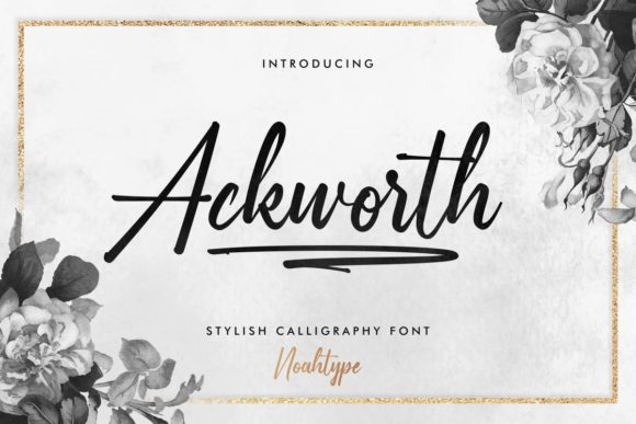 Ackworth: A Bold Calligraphy Font for Modern Web Design