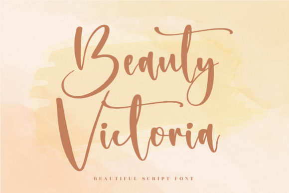 Beauty Victoria: A Script Font for Elegant Campaign Visuals