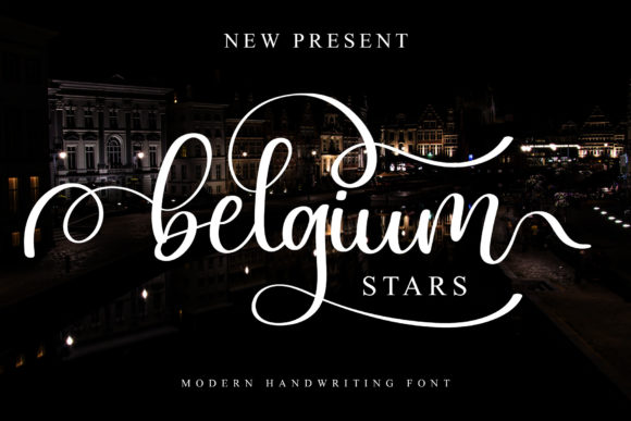 Belgium Stars: A Font for Luxurious Branding