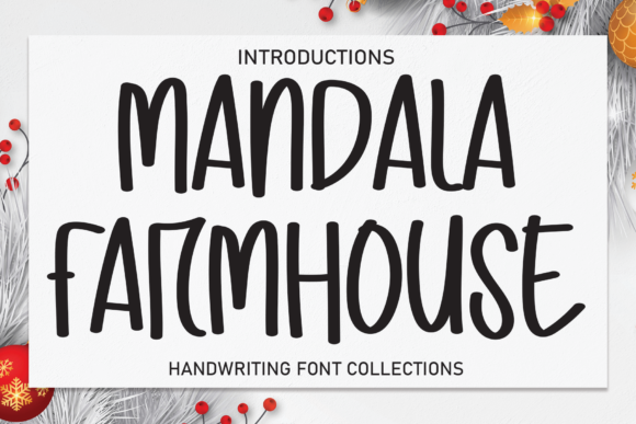 Bring Your Handmade Creations to Life with Mandala Farmhouse Font