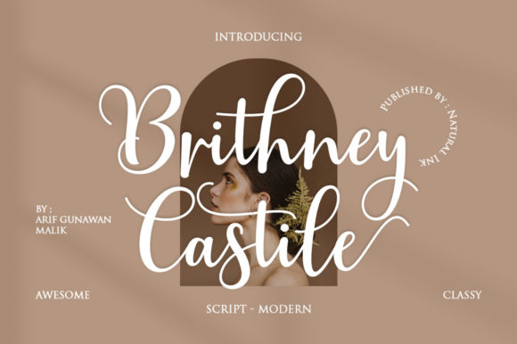 Brithney Castile: A Modern Calligraphy Font for Creative Branding