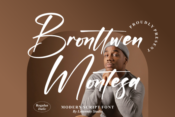 Bronttwen Montesa: A Modern Script Font for Editorial Design
