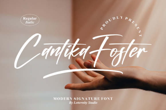 Cantika Foster: An Editorial Design Font for Graceful Expression