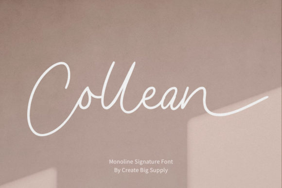 Collean: A Handwritten Font for Memorable Brand Content
