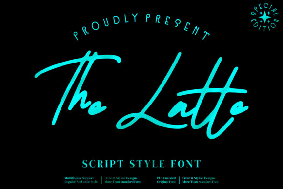 Discover The Latte: A Versatile Script Font for Web Design
