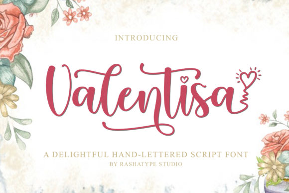Discover Valentisa: A Charming Script Amp Font for Editorial Design