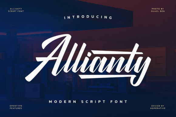 Enhance Your Brand with Allianty: A Stylish Script Font