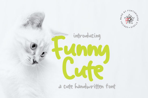 Enhance Your Brand with Funny Cute: A Charming Handwritten Font