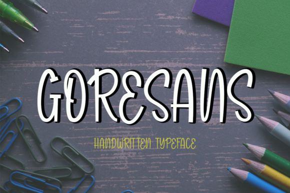 Enhance Your Brand with Goresans: A Stylish Handwritten Font