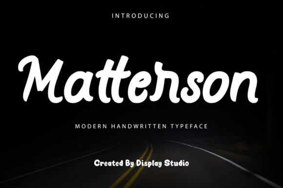 Exploring Matterson: A Font with Character