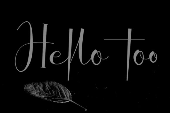 Hello Too: A Charming Handwritten Font for Editorial Design