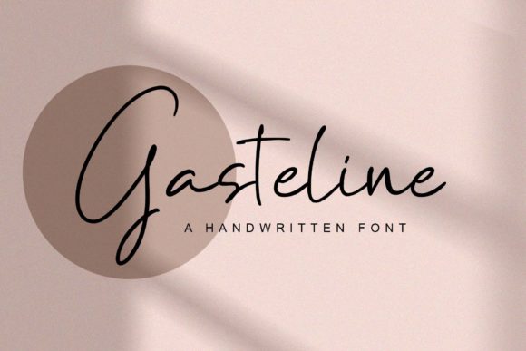 Introducing Gasteline: A Versatile Handwritten Font for Editorial Design