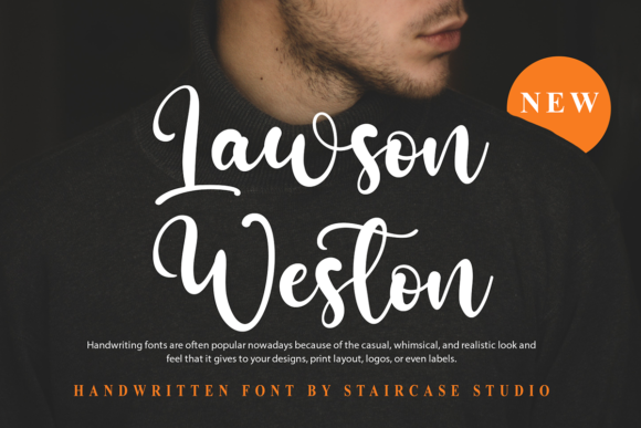 Lawson Weston: A Modern Script Font for Editorial Elegance