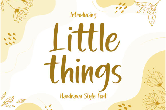 Little Things: A Playful Handwritten Font for Engaging Visuals