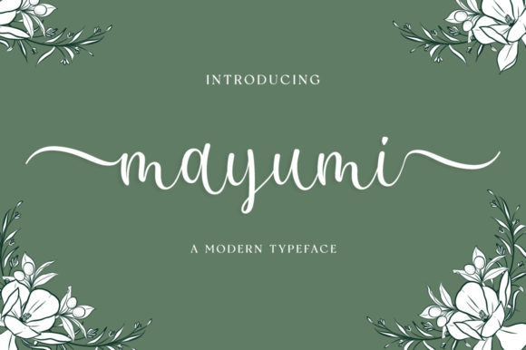 Mayumi: A Script Font for Elegant Web Design