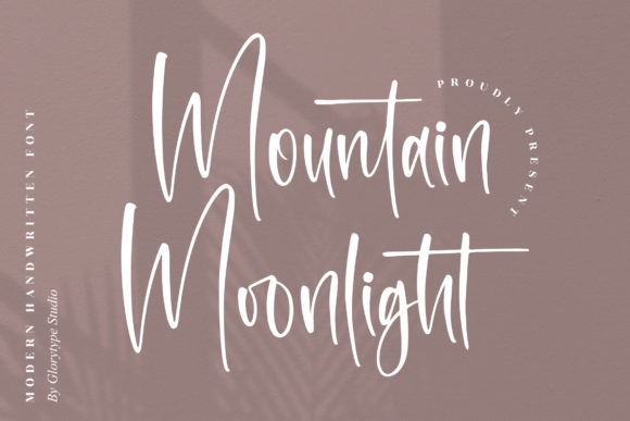Mountain Moonlight: A Font for Polished Branding
