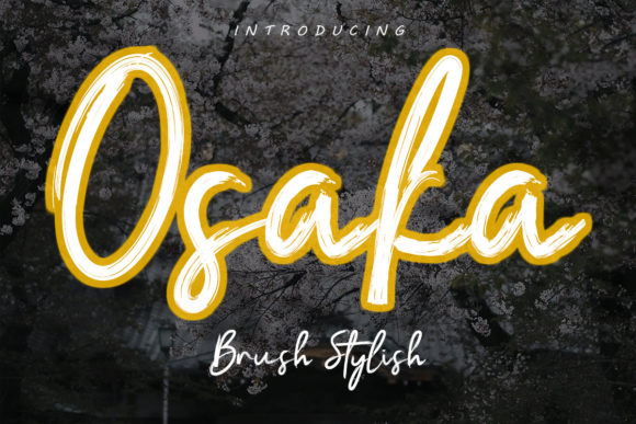 Osaka: A Youthful Script Font for Modern Publications