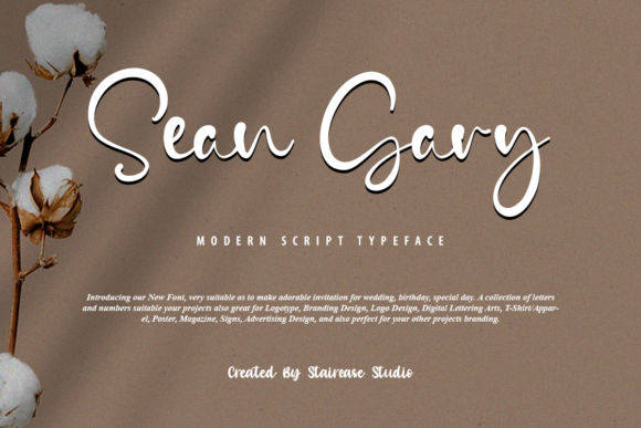 Sean Gary Font: Elevating Your Craft Projects with Elegant Script