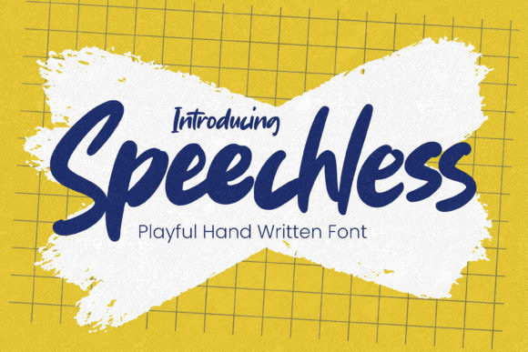 Speechless: A Retro Handwritten Font for Modern Web Design