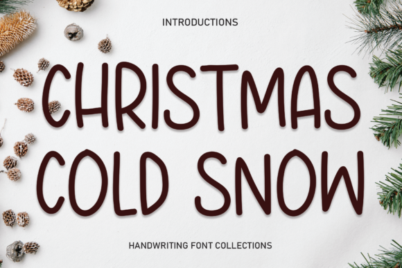 The Christmas Cold Snow Font: A Handmade Crafter’s Essential