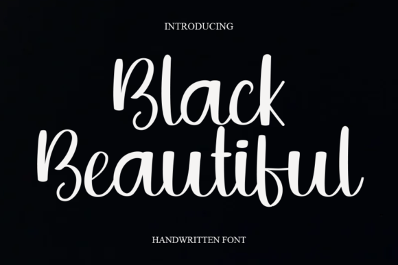 Transform Your Brand with Black Beautiful Font