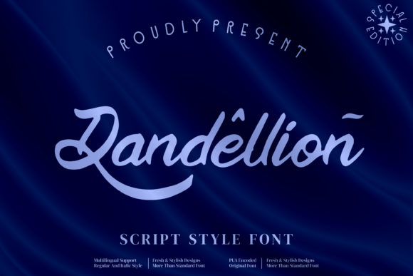 Transform Your Brand with Dandellion: A Premium Script Font