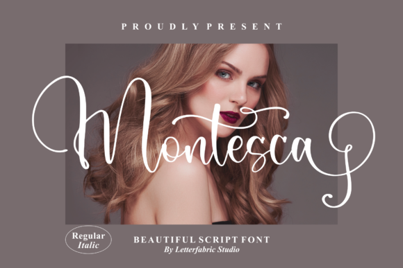 Transform Your Brand with Montesca: A Beautiful Script Font