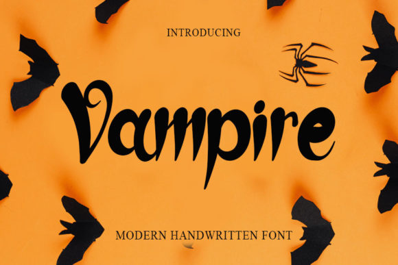 Vampire Font: A Handwritten Typeface for Stunning Web Design